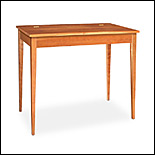Tall Tapered Leg Desk with Flip-Up Lid - click for details