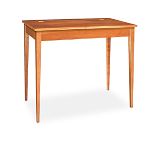 Tall Tapered Leg Desk with Flip-Up Lid