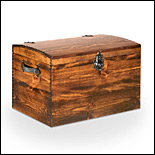 Pine Trunk with Lift Out Tray - click for details